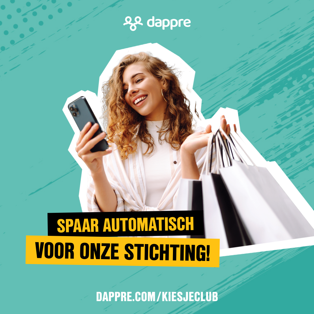 Dappre: Spaar eenvoudig en gratis voor de stichting